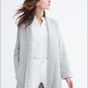 Madewell rivington sweater coat